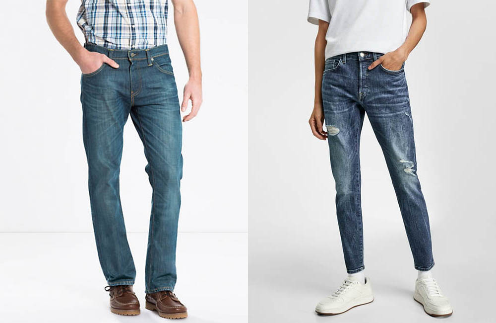 Men’s jeans to fit your shape